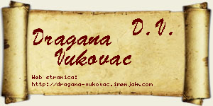 Dragana Vukovac vizit kartica